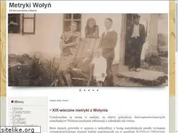 Sites similar to wolyn-metryki.pl