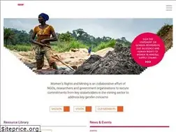 Sites similar to womenandmining.org