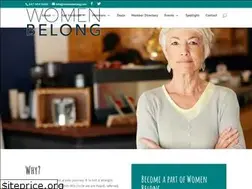 Sites similar to womenbelong.com
