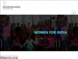 Sites similar to womenforindia.org