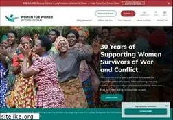 Sites similar to womenforwomeninternational.org