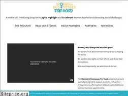 Sites similar to womeninbusinessesforgood.com