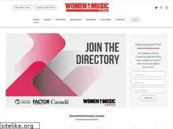 Sites similar to womeninmusic.ca