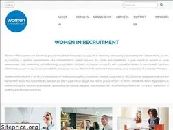 Sites similar to womeninrecruitment.org