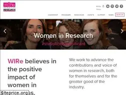 Sites similar to womeninresearch.org