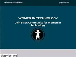 Sites similar to womenintechto.com