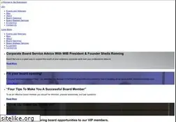 Sites similar to womenintheboardroom.com