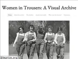 Sites similar to womenintrousers.org