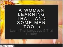 Sites similar to womenlearnthai.com