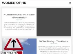 Sites similar to womenofhr.com