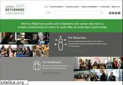 Sites similar to womenreturners.com