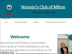 Sites similar to womensclubofmilton.org