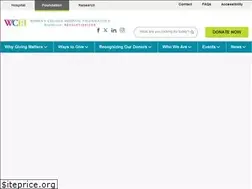 Sites similar to womenscollegehospitalfoundation.com