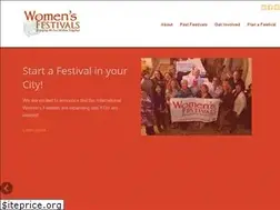 Sites similar to womensfestivals.org
