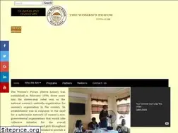 Sites similar to womensforumsl.org