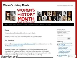 Sites similar to womenshistorymonth.wordpress.com