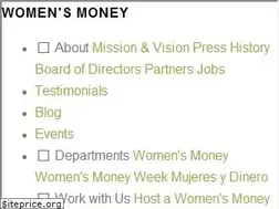 Sites similar to womensmoney.com