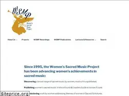 Sites similar to womenssacredmusicproject.org