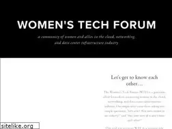 Sites similar to womenstechforum.com