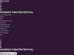 Sites similar to womenstheatrefestival.com