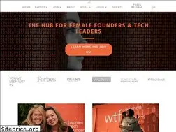 Sites similar to womentechfounders.com