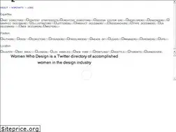Sites similar to womenwho.design