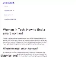 Sites similar to womenxtech.com