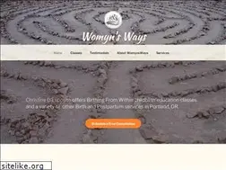 Sites similar to womynsways.com