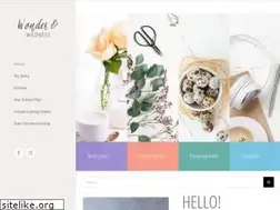 Sites similar to wonderandwildness.com