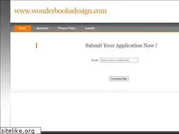 Sites similar to wonderbooksdesign.com