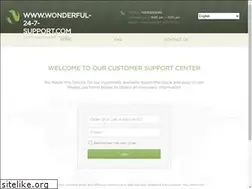 Sites similar to wonderful-24-7-support.com