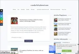 Sites similar to wonderful-planet.com