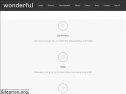Sites similar to wonderful.restaurant