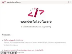 Sites similar to wonderful.software