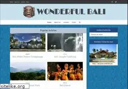 Sites similar to wonderfulbali.com