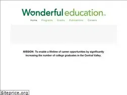 Sites similar to wonderfuleducation.org