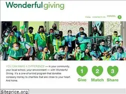Sites similar to wonderfulgiving.com