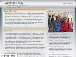 Sites similar to wonderfulitaly.wordpress.com