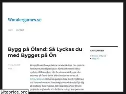 Sites similar to wondergames.se