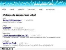 Sites similar to wonderlandlabs.com