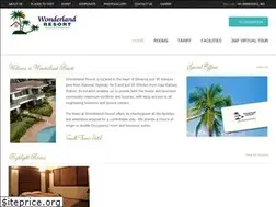 Sites similar to wonderlandresort.in