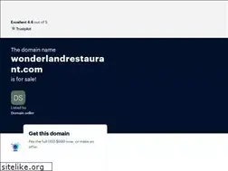 Sites similar to wonderlandrestaurant.com
