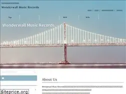 Sites similar to wonderwall-music-records.com