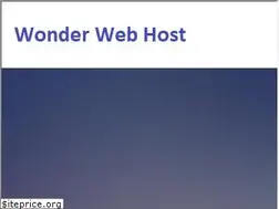 Sites similar to wonderwebhost.com