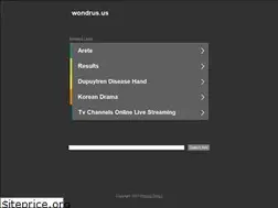 Sites similar to wondrus.us