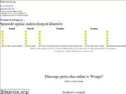Sites similar to wonga.pl