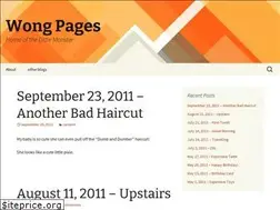 Sites similar to wongpages.com