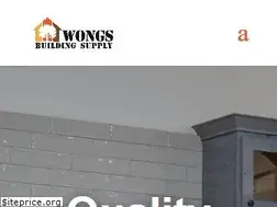 Sites similar to wongsbuildingsupply.com