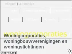 Sites similar to woningcorporaties.nl
