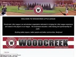 Sites similar to woodcreeklittleleague.com